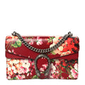 Calfskin Blooms Print Small Dionysus Shoulder Bag Romantic Cherry Multicolor