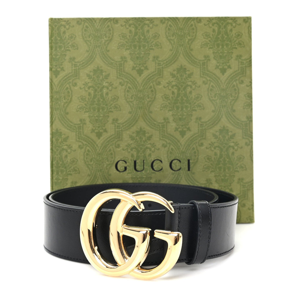 Plutone Calfskin Double G 40mm Belt 75 30 Black