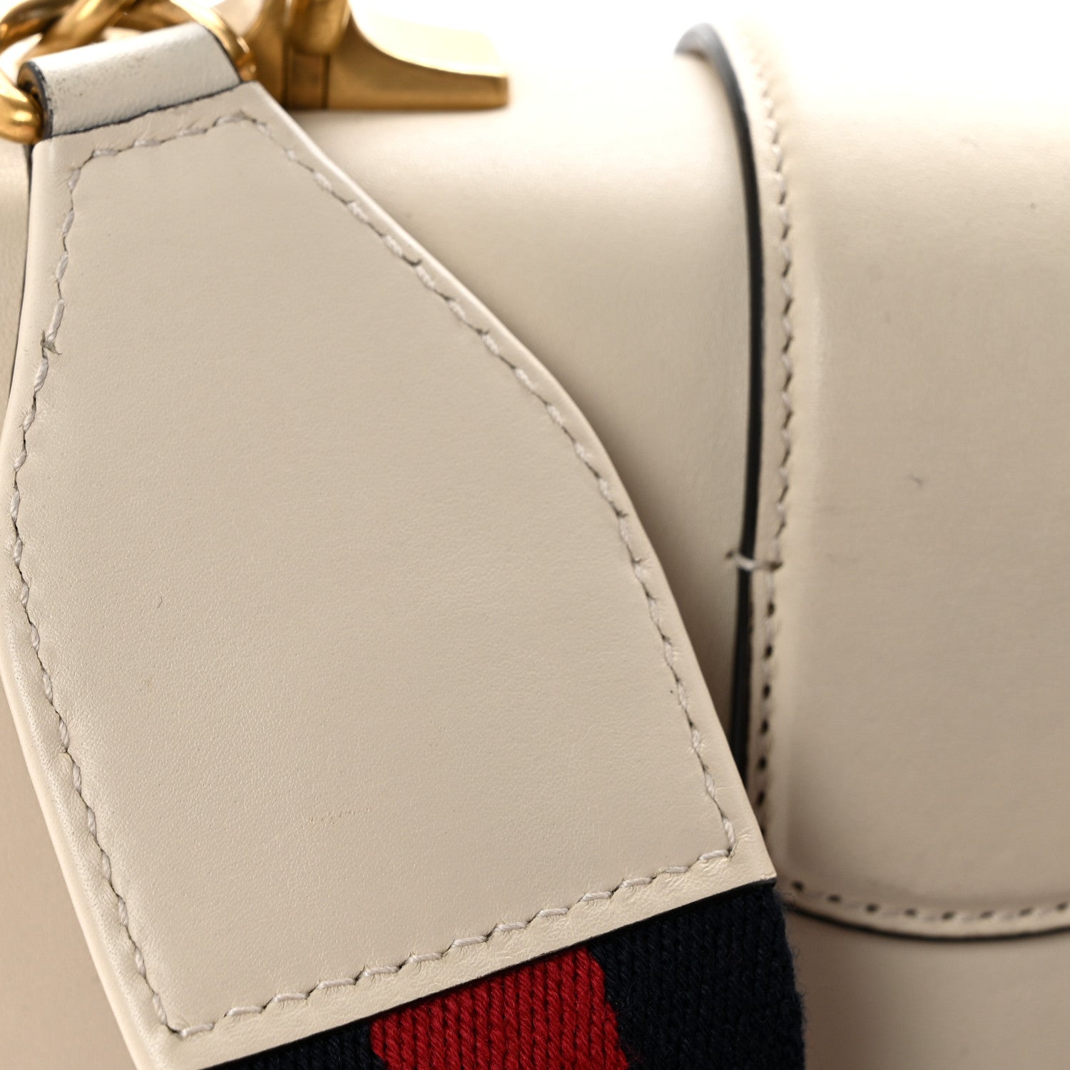 Calfskin Bamboo Web Mini Dionysus Top Handle Bag White Blue Hibiscus Red