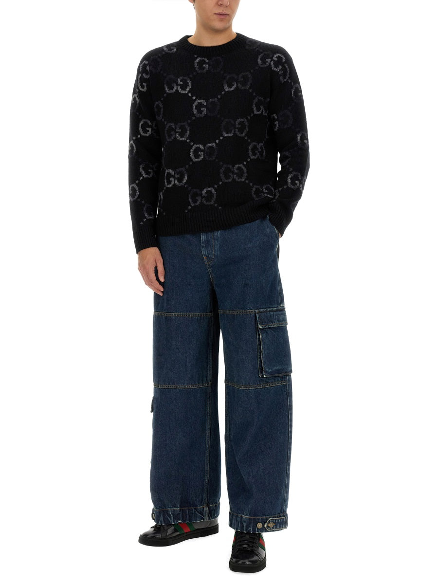 Gucci Cotton Jeans — Blue