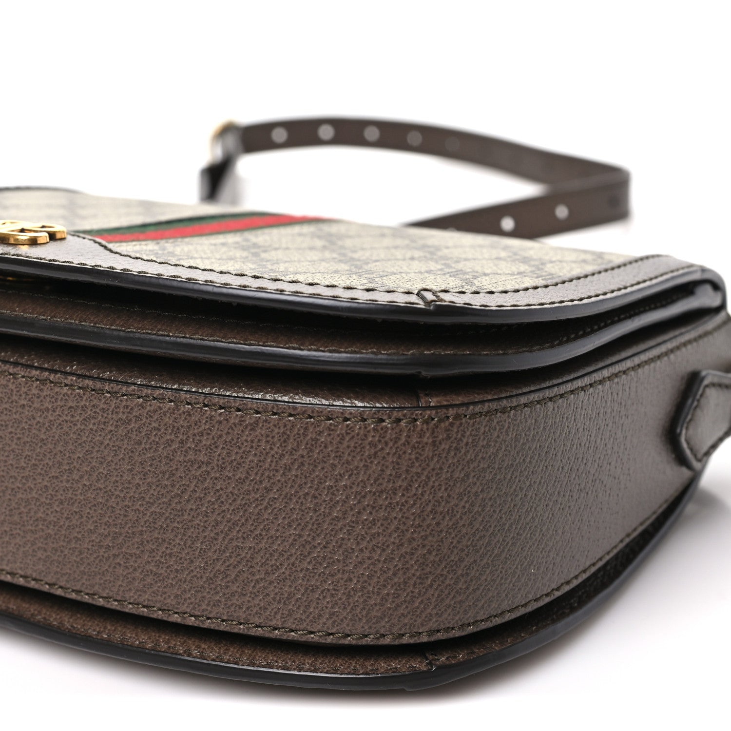 X  BB Supreme Monogram Web Small Ophidia Shoulder Bag Beige New Acero