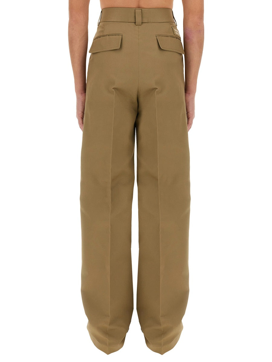 Gucci Cotton Cargo Pants — Beige