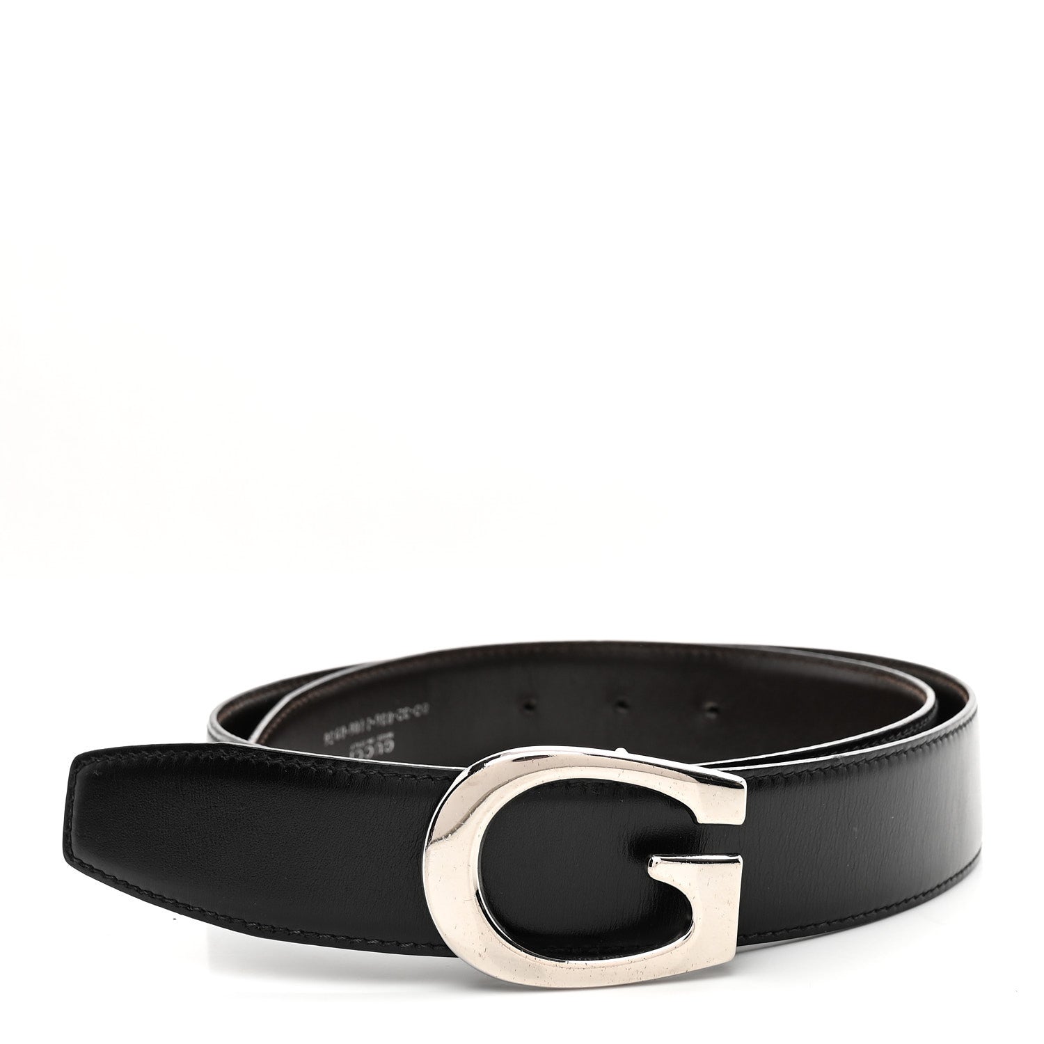 Calfskin G Logo Belt 80 32 Black