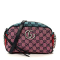 Monogram Multicolor Matelasse Diagonal Small GG Marmont Chain Shoulder Bag Pink Blue Green Red Light Blue
