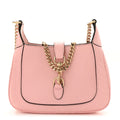 Snakeskin Mini Jackie Notte Bag Pink