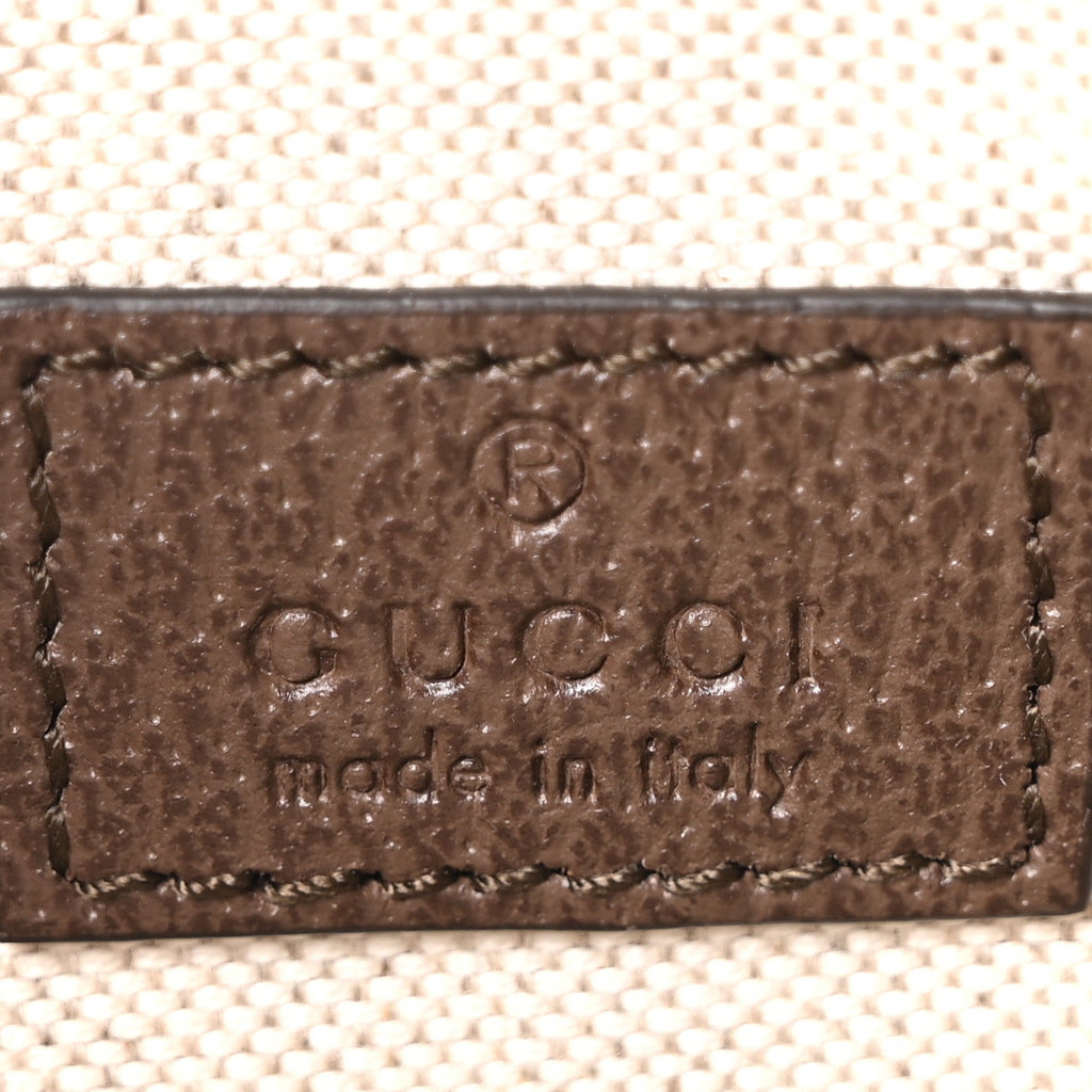GG Supreme Monogram Textured Dollar Calfskin Blondie Belt Bag Beige Ebony New Acero