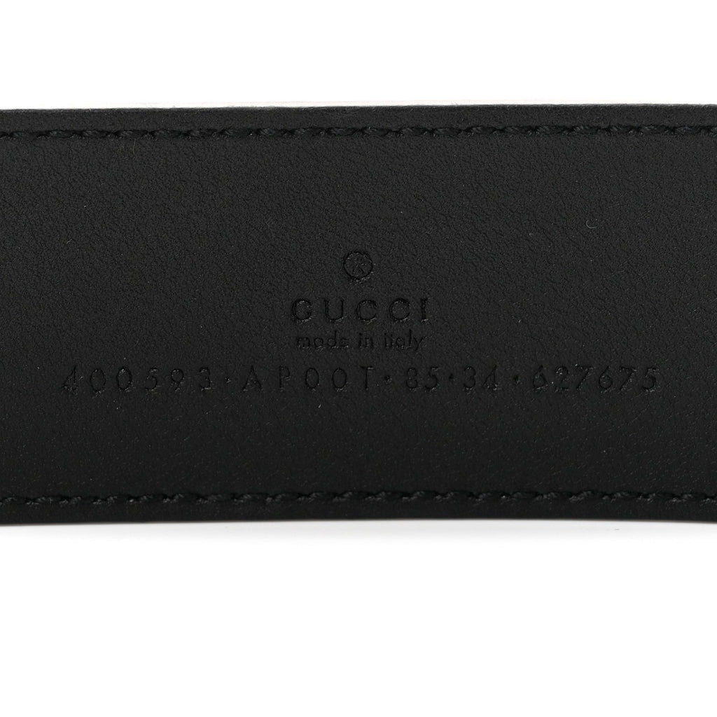 Calfskin Double G 40mm Belt 85 34 Black
