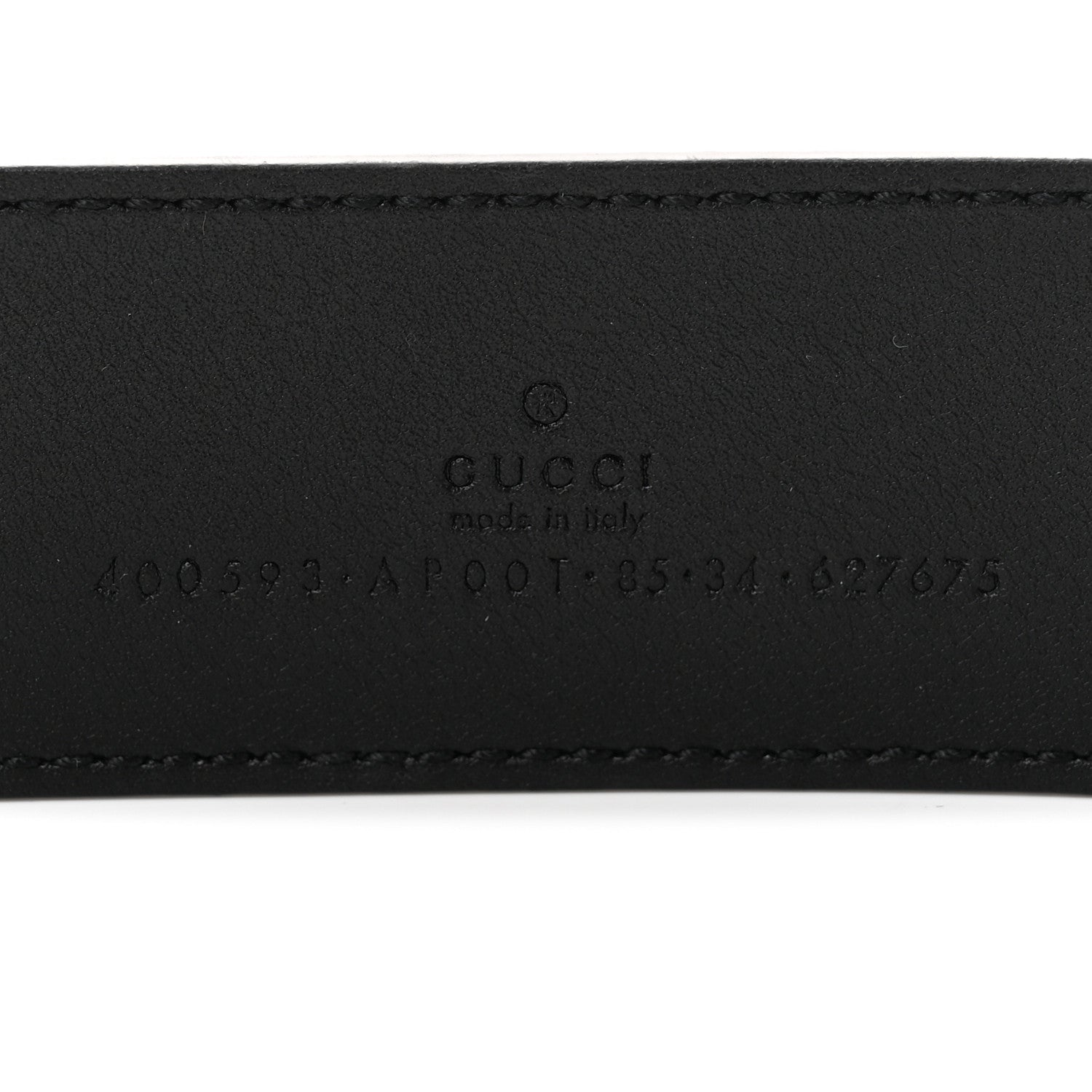Calfskin Double G 40mm Belt 85 34 Black