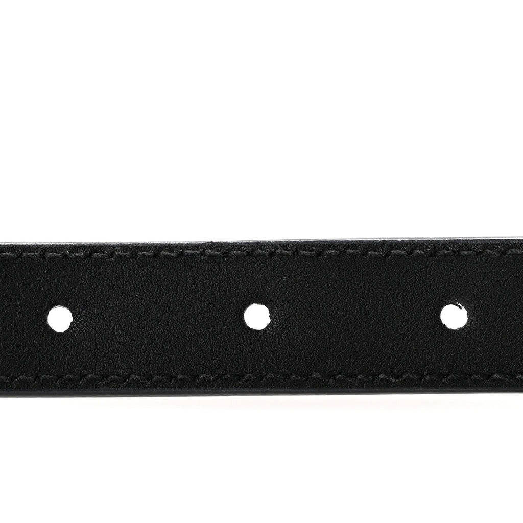 Calfskin Double G 20mm Belt 80 32 Black