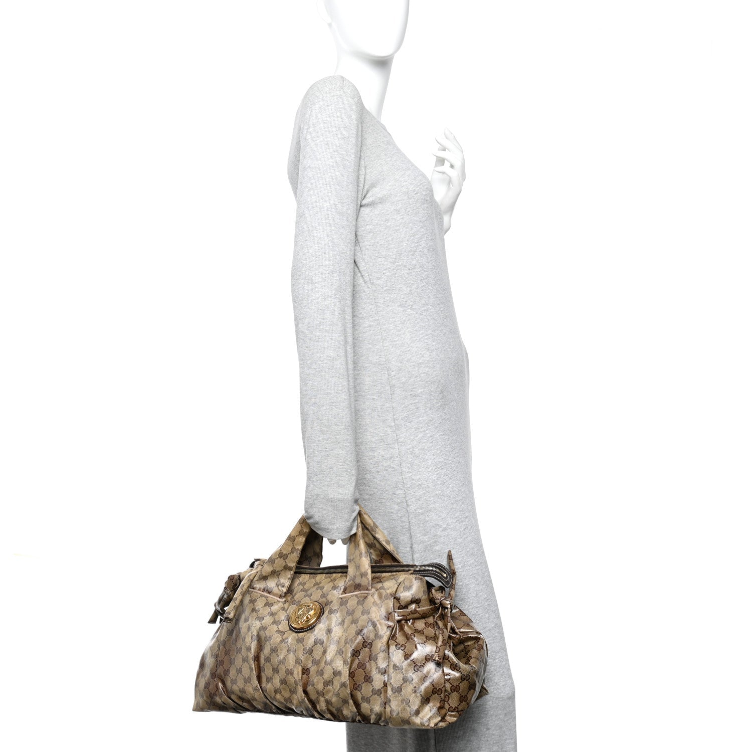 Crystal Monogram Medium Hysteria Top Handle Bag