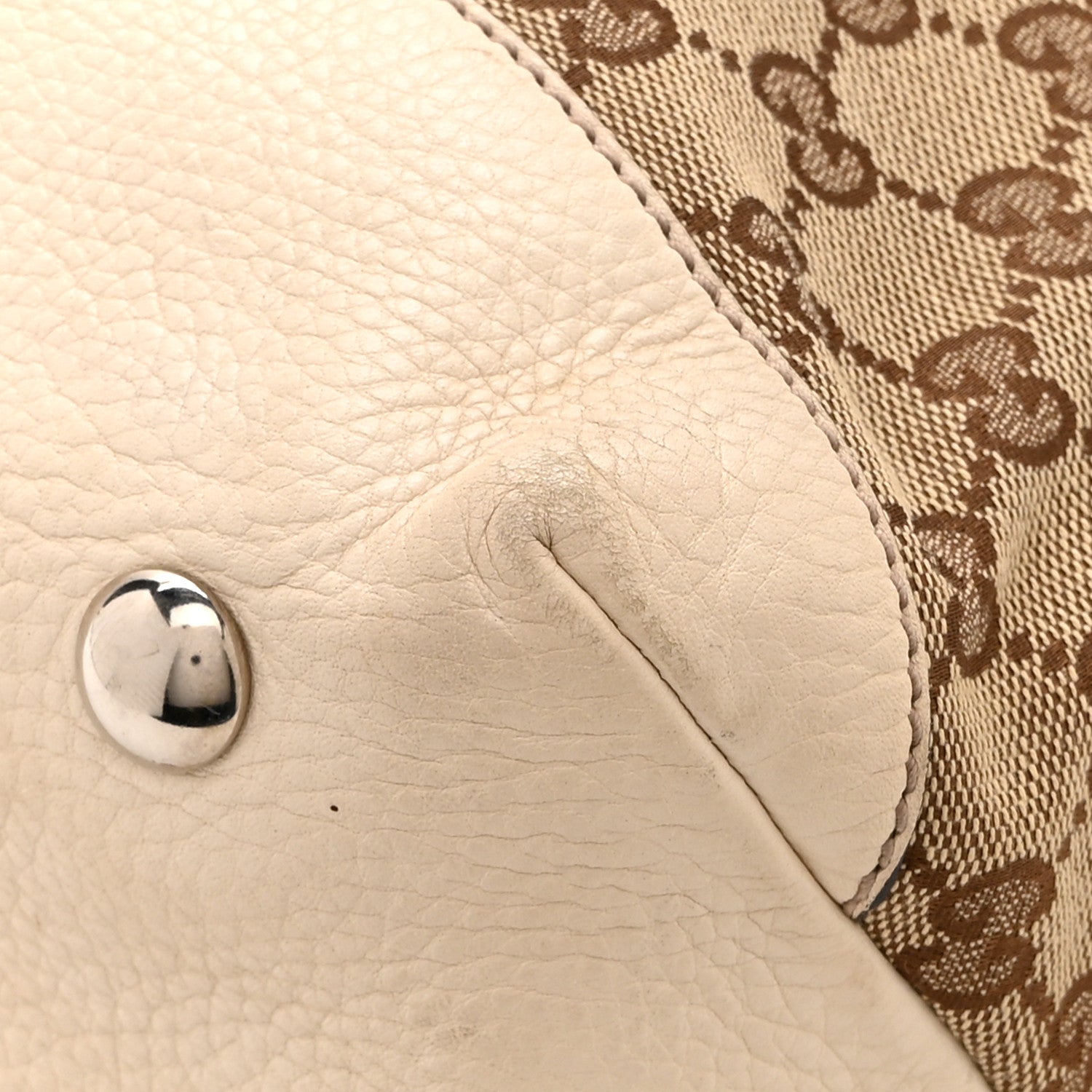 Monogram Web Sunset Tote Off White