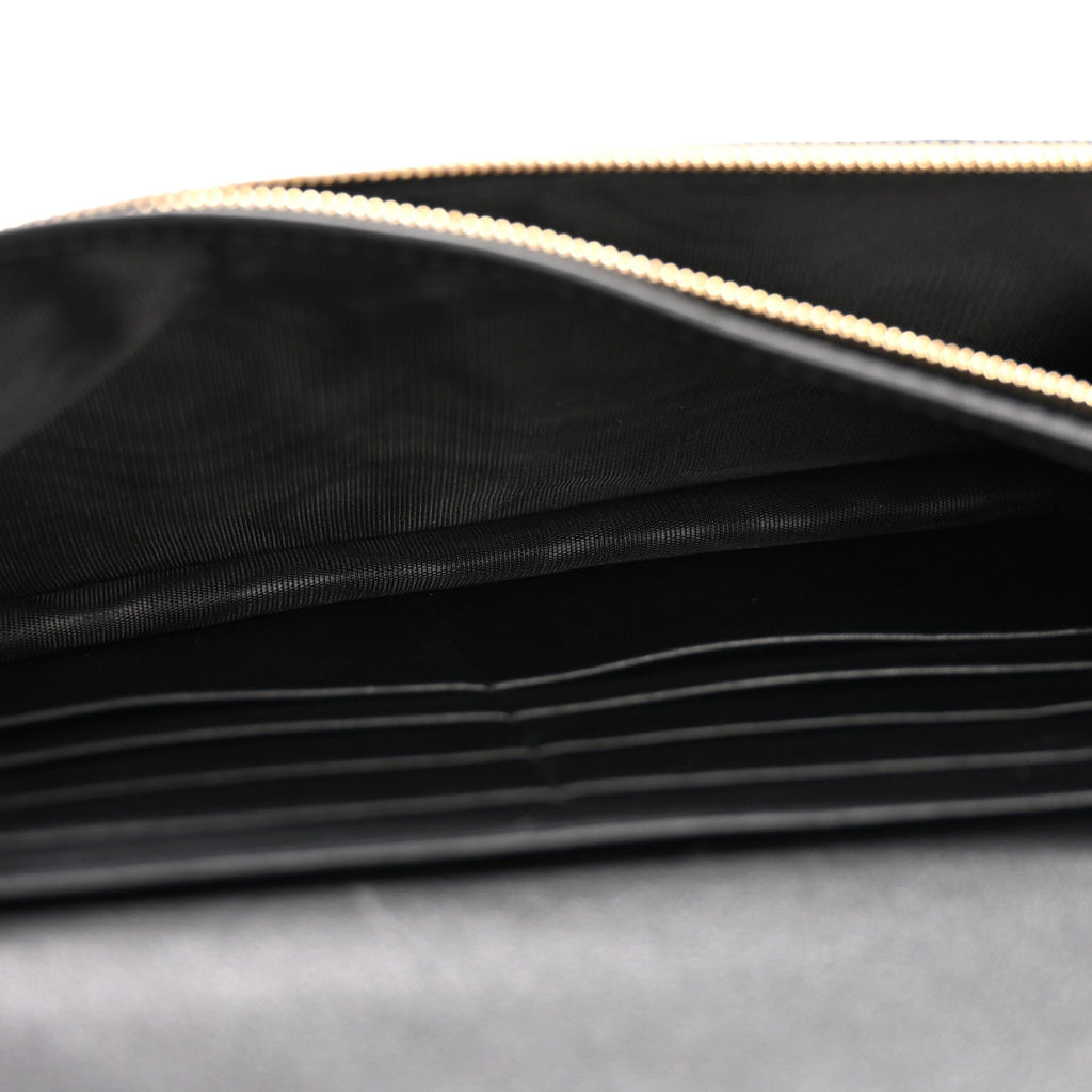 Microguccissima Crossbody Wallet Black