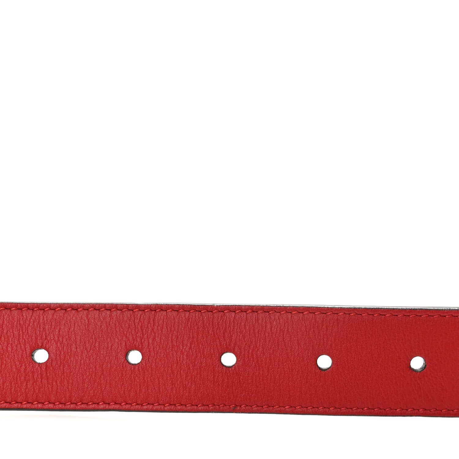 Moon Calfskin Crystal Dionysus 30mm Belt 105 42 Hibiscus Red