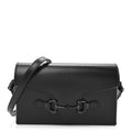 Azalea Calfskin Monochrome Mini Horsebit 1955 Shoulder Bag Black