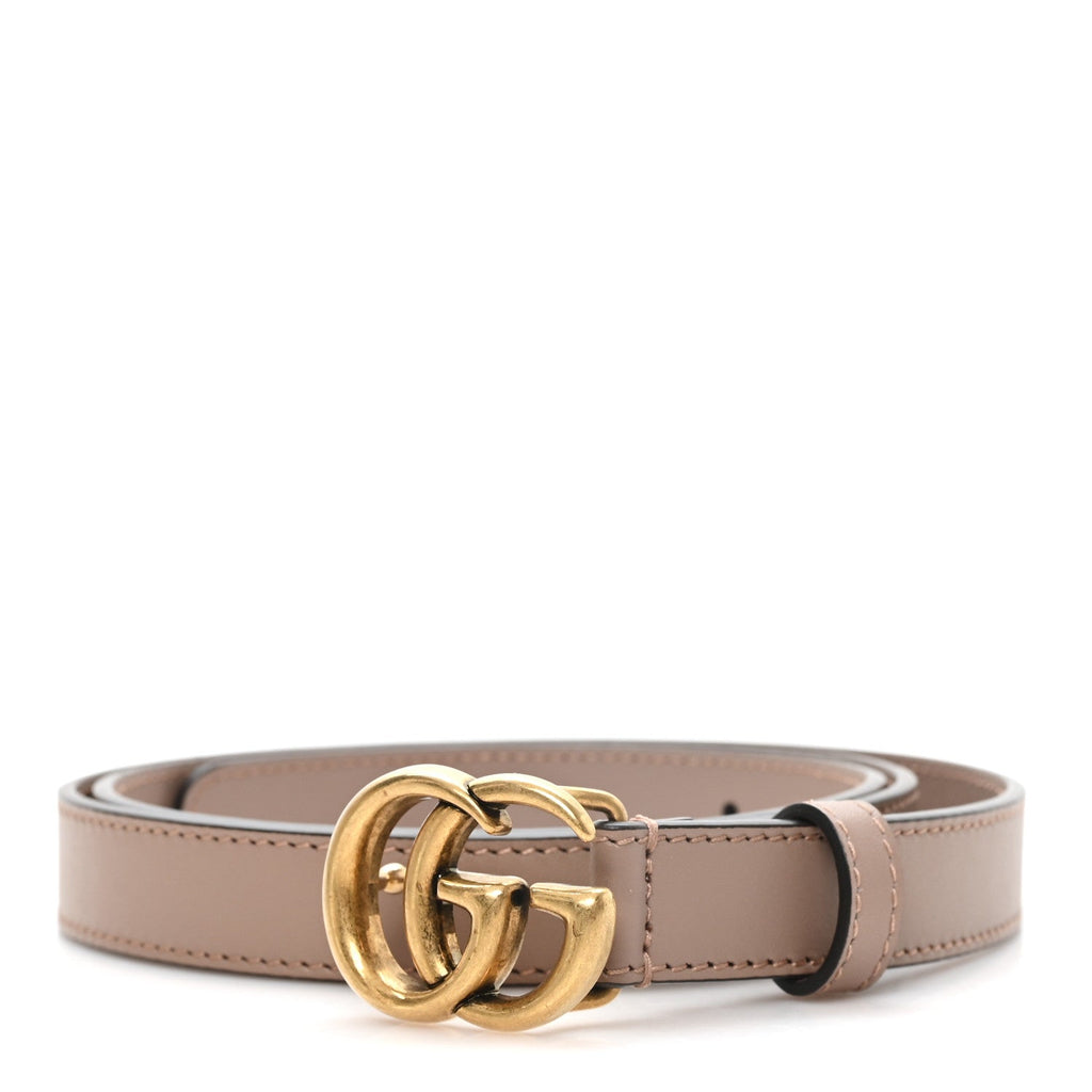 Calfskin Double G 20mm Belt 90 36 Porcelain Rose