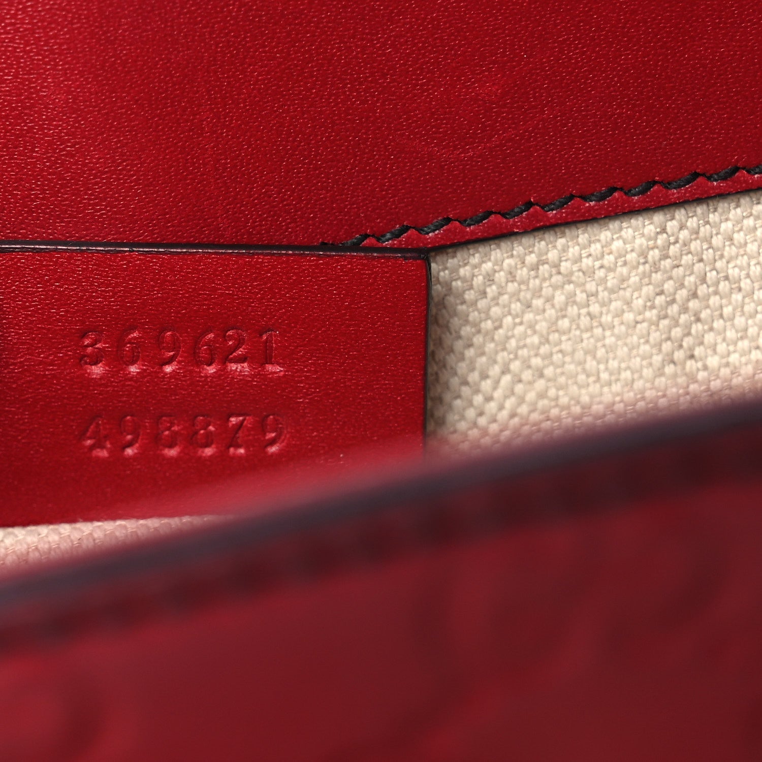 Guccissima Small Emily Shoulder Bag Red