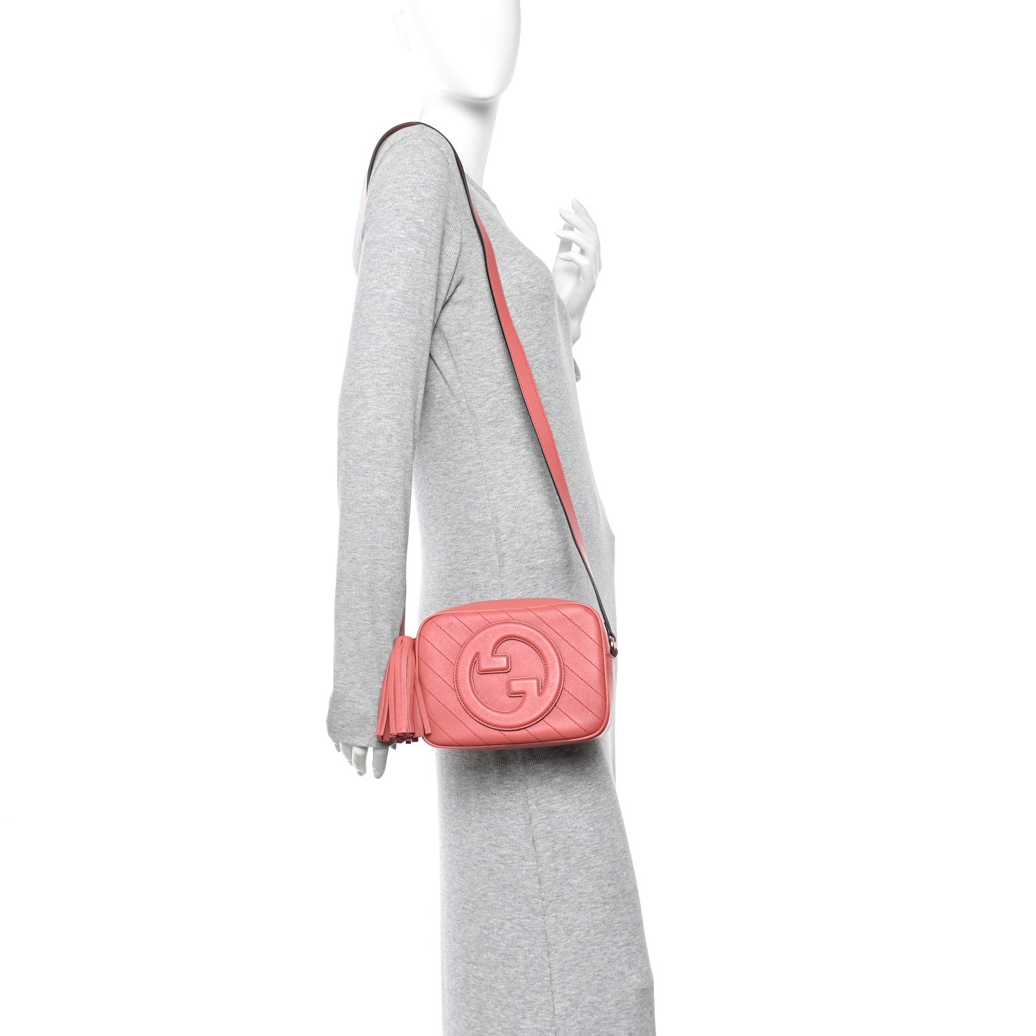 Sakai Be Green Calfskin Diagonal Stitched Small Blondie Shoulder Bag Gorgeus Grace
