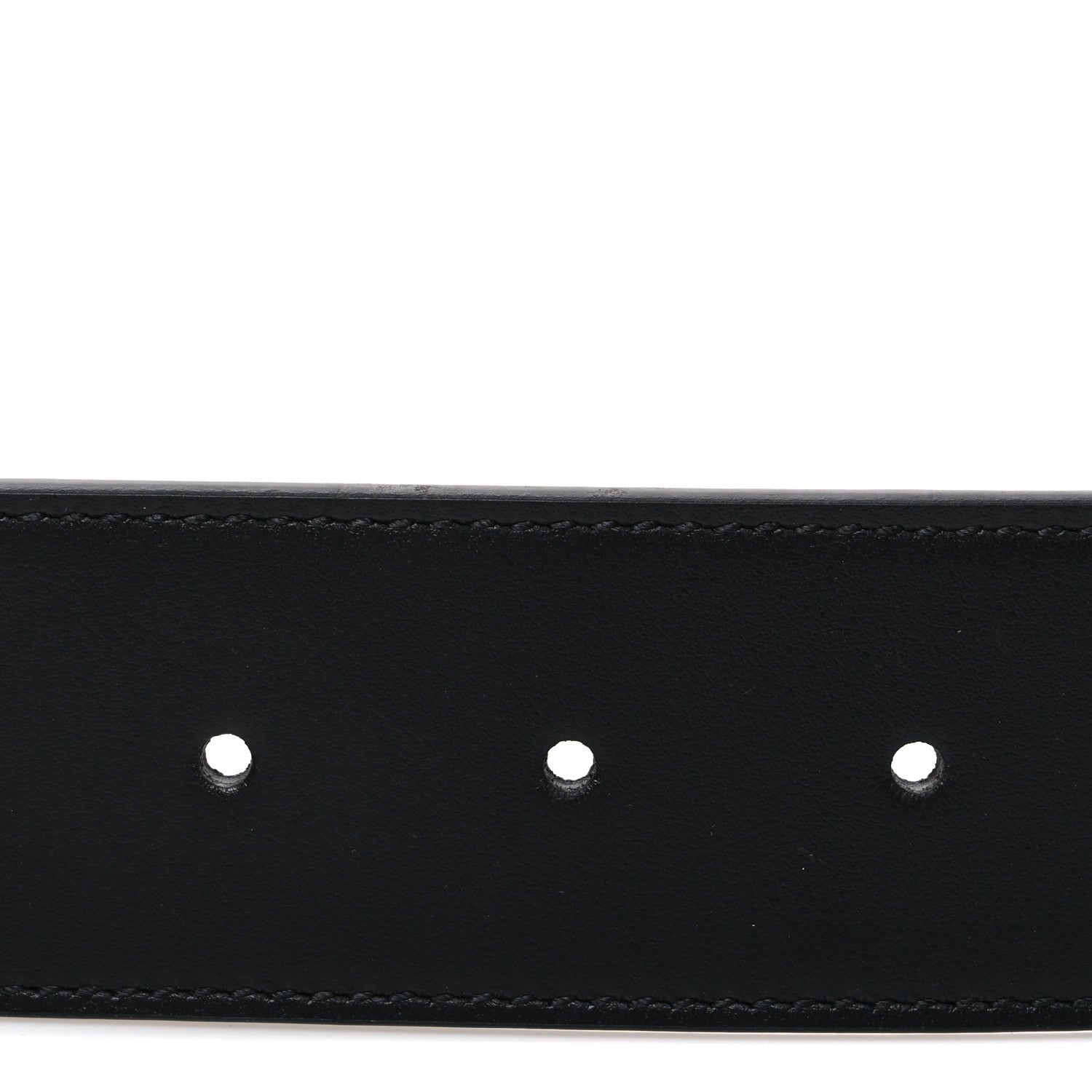 GG Supreme Monogram Matte Plutone Calfskin Double G 40mm Belt 75 30 Beige Ebony Black