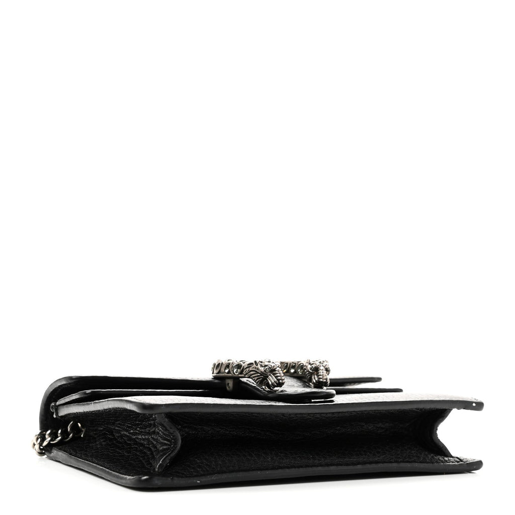 Calfskin Super Mini Dionysus Shoulder Bag Black