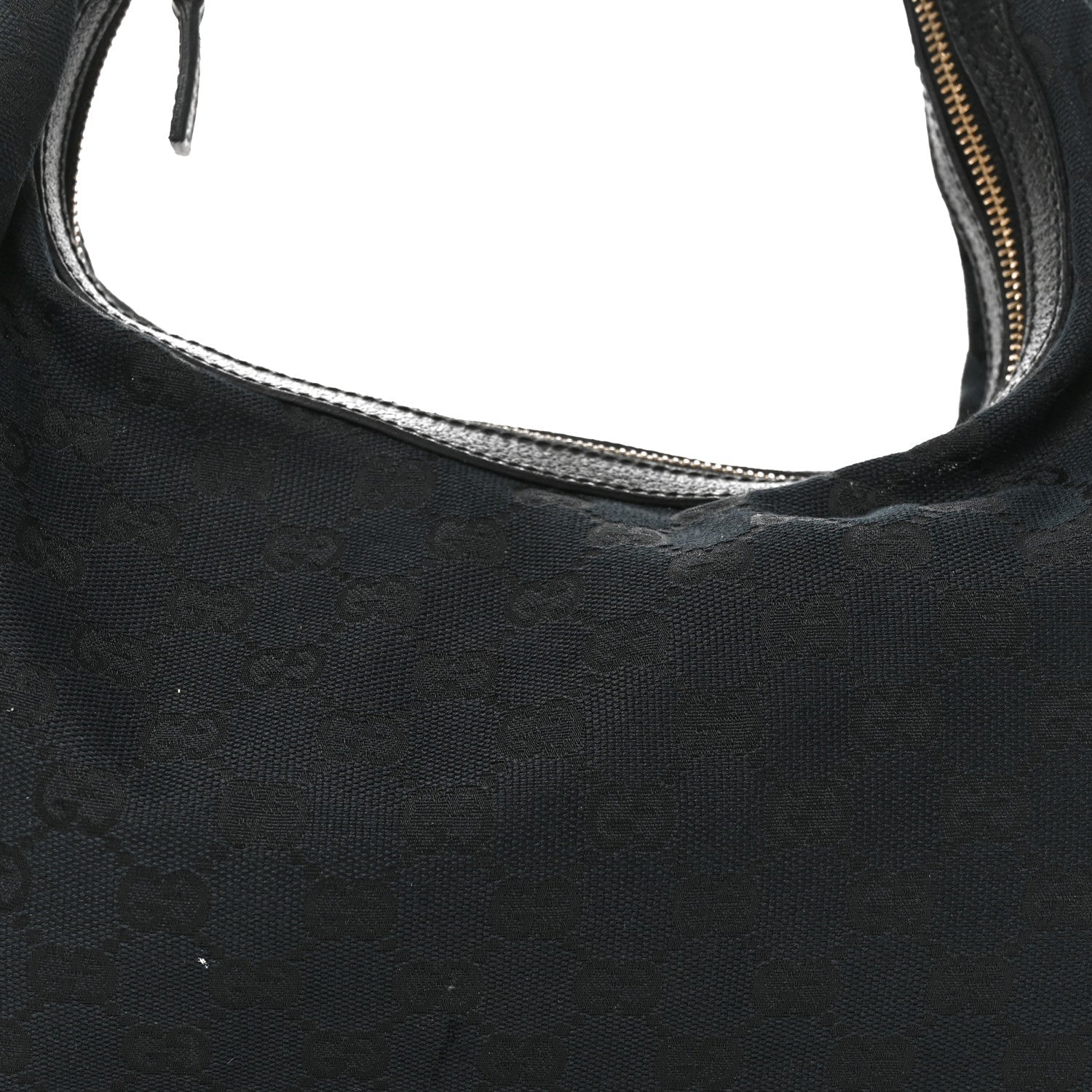 Monogram Medium Pop Hobo Black