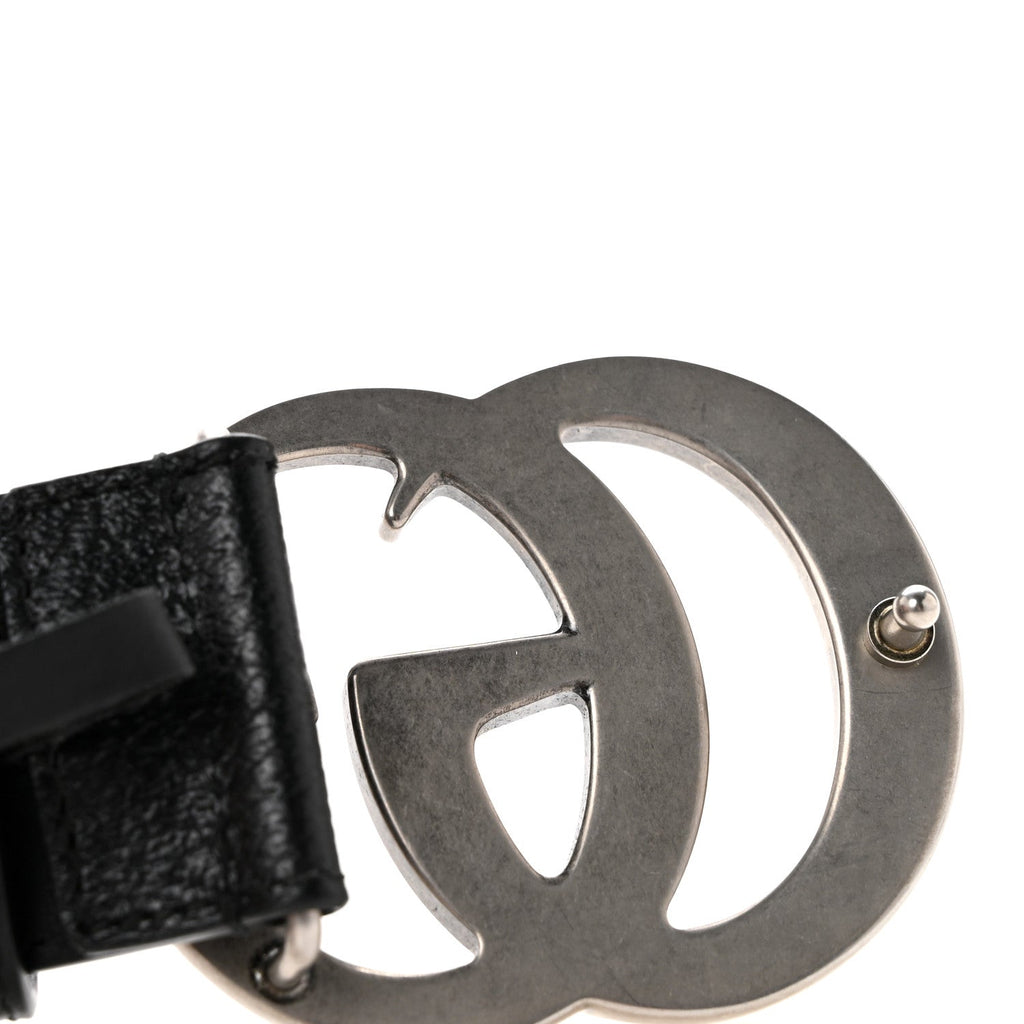 Textured Calfskin Double G 40mm Belt 95 38 Black 95 38 Black