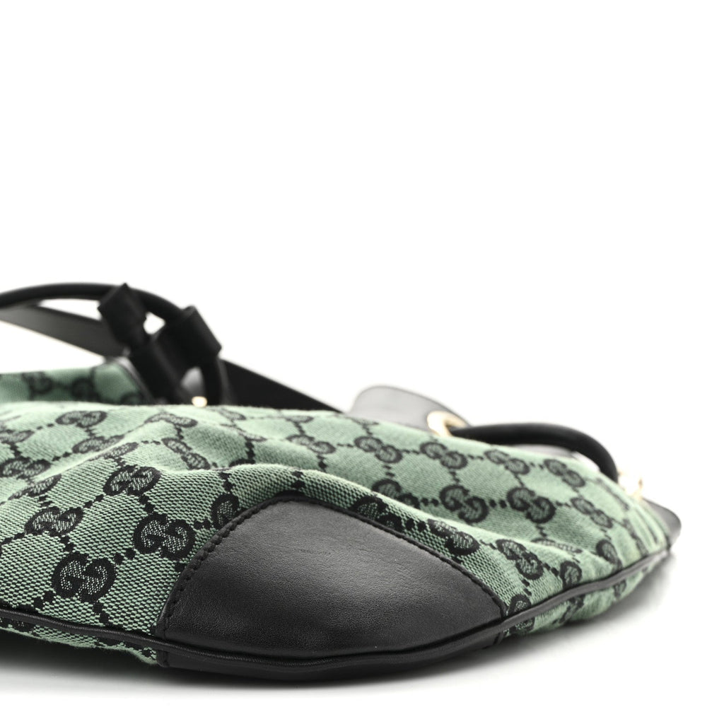 Monogram Drawstring Shoulder Bag Green