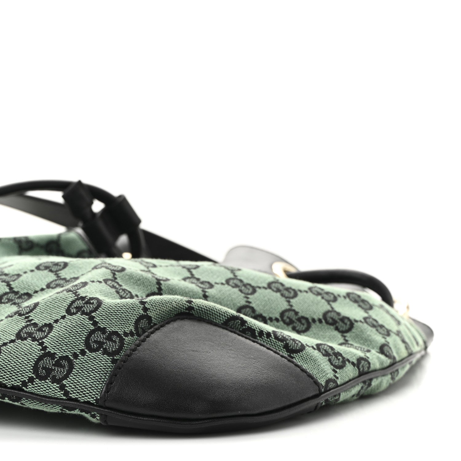 Monogram Drawstring Shoulder Bag Green