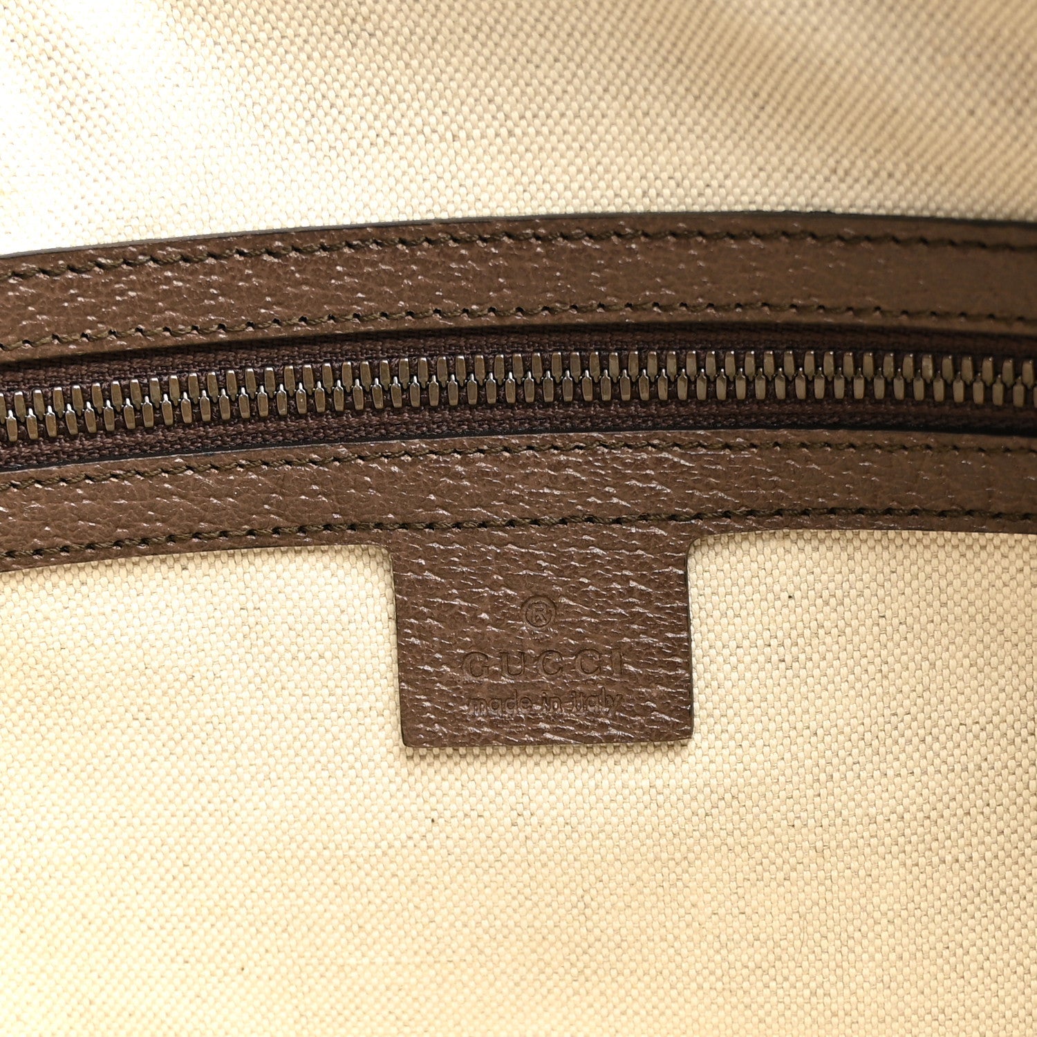 GG Supreme Monogram Web Small Ophidia Half Moon Hobo Brown