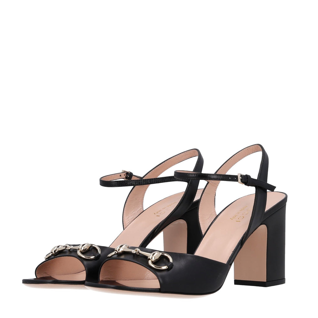 Malaga Kid Horsebit Lady 75mm Sandals 40.5 Black