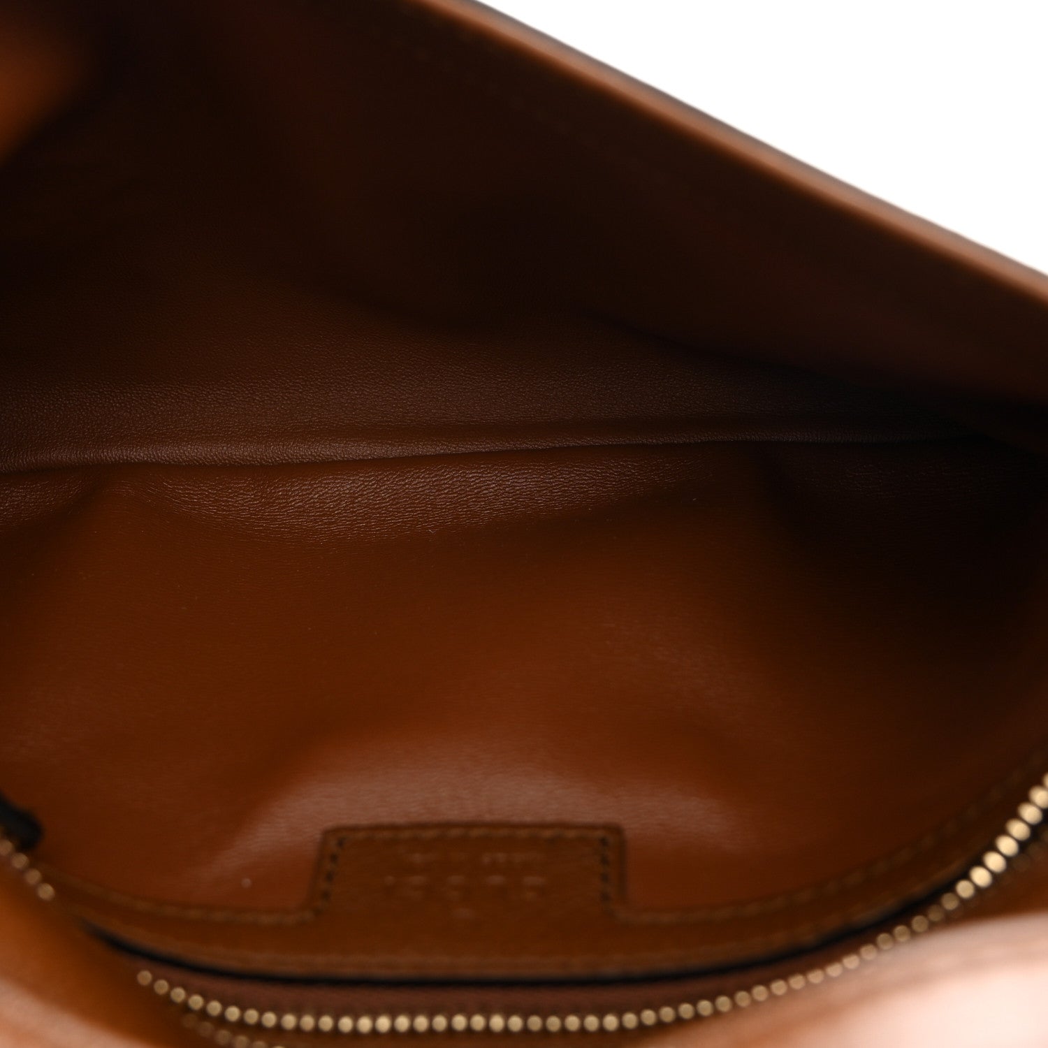 Roxy Calfskin Blondie Chain Shoulder Flap Bag Blondie Cognac