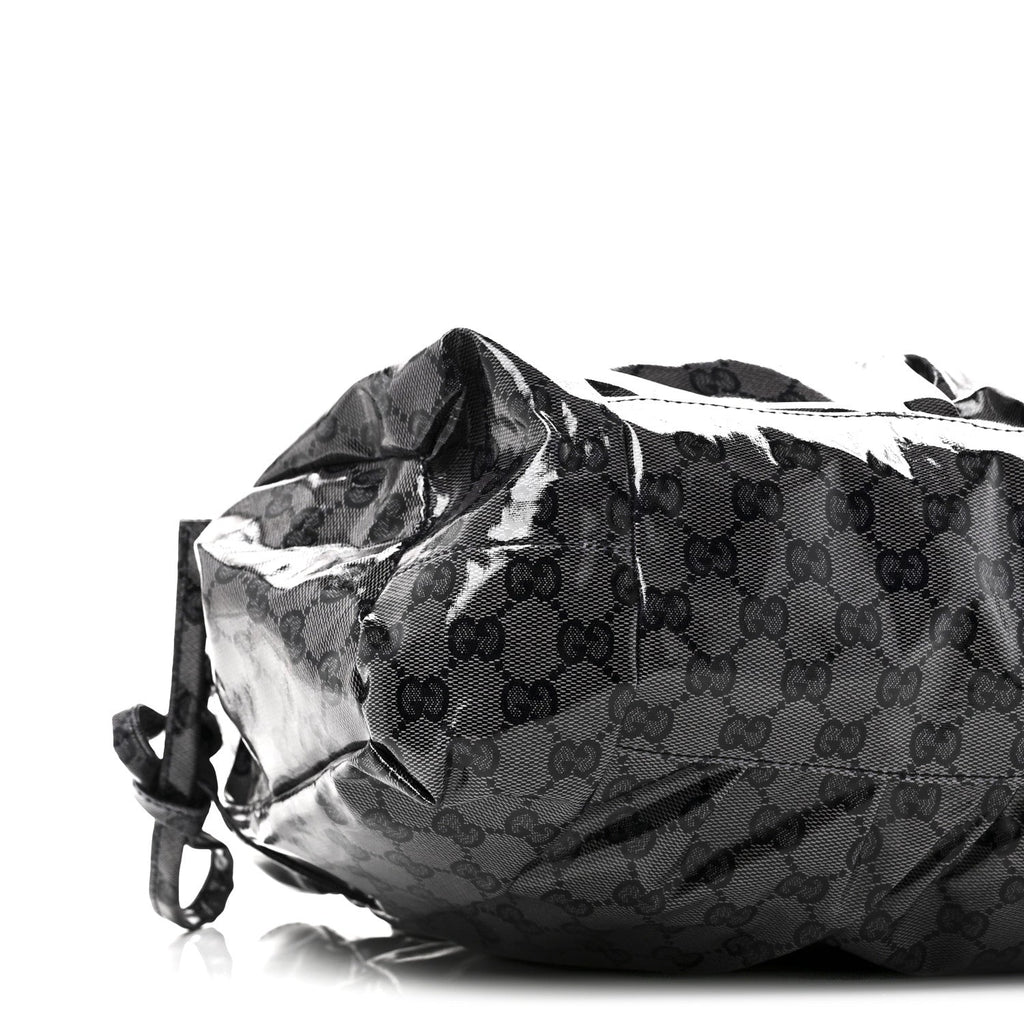 Crystal Monogram Hysteria Tote Navy Blue