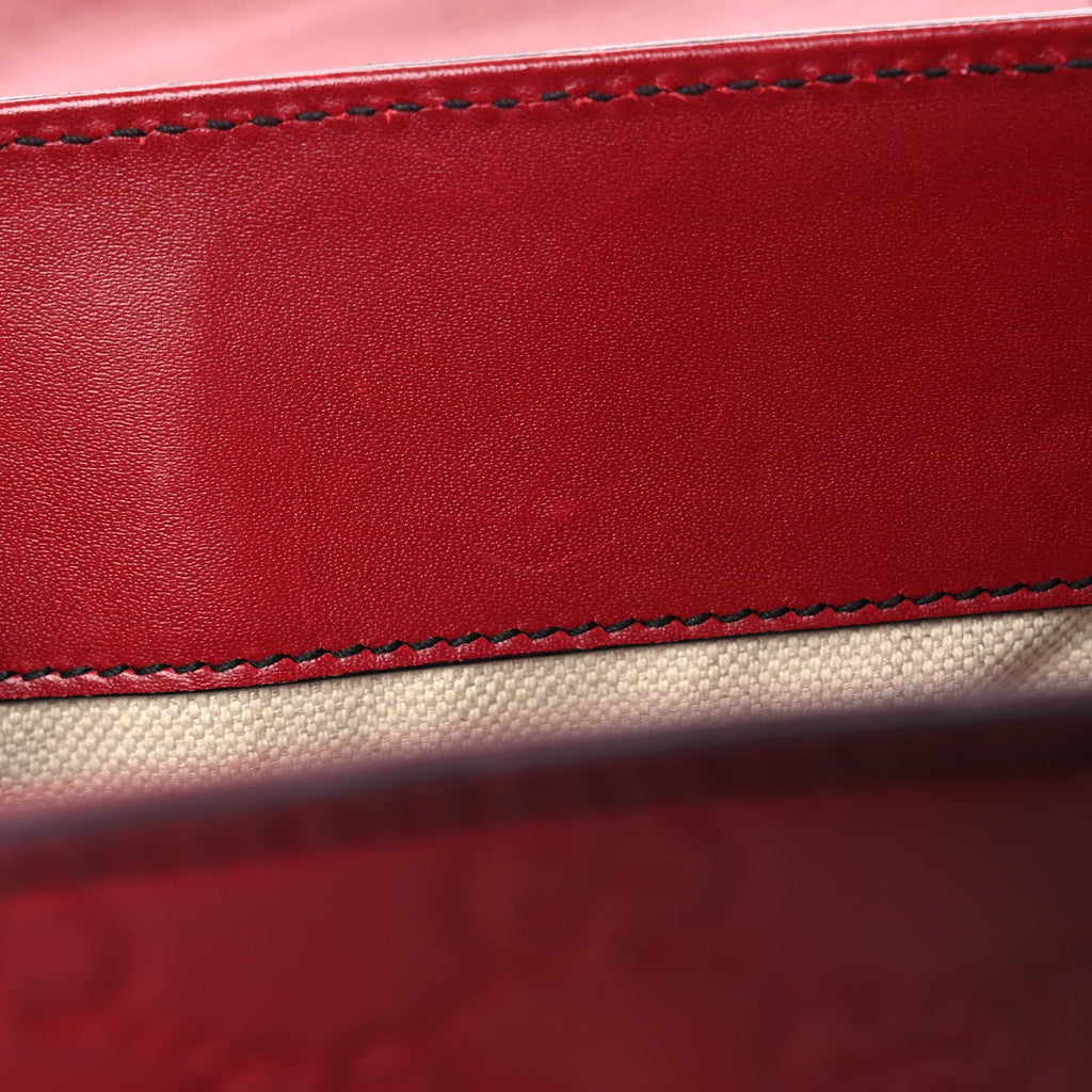 Guccissima Small Emily Shoulder Bag Red