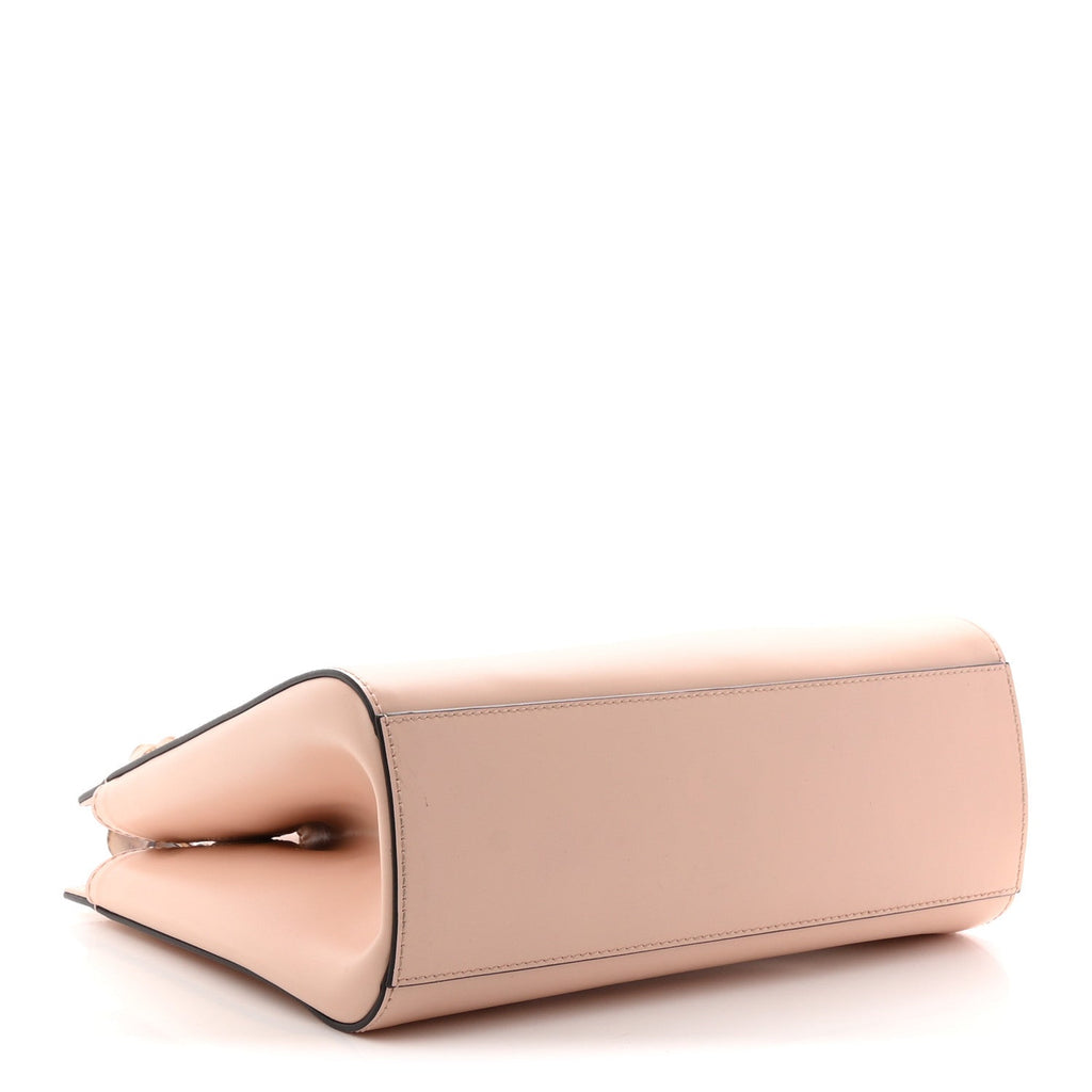 Nappa Bamboo Small Nymphaea Top Handle Bag  Perfect Pink