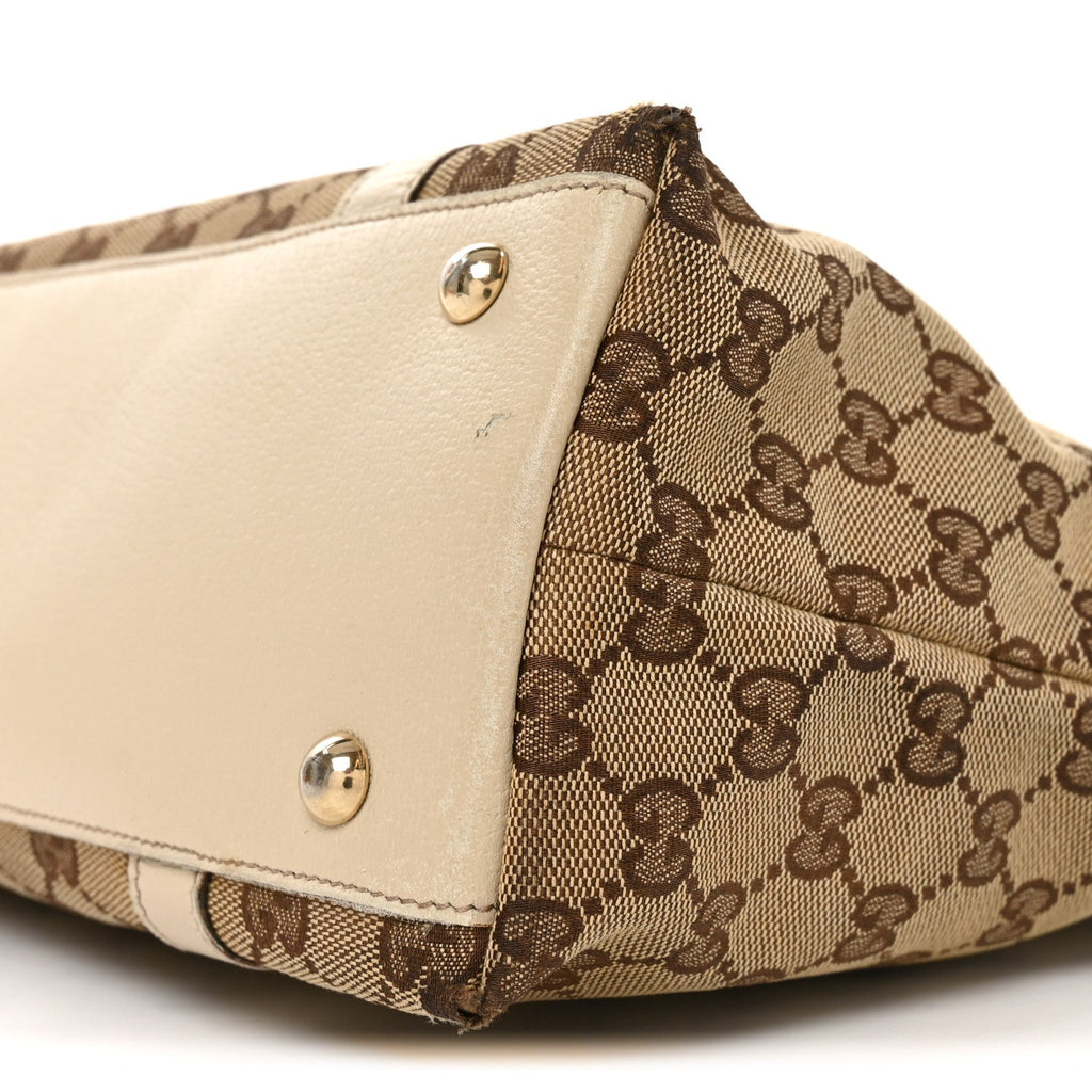 Monogram Medium Abbey Tote Off White