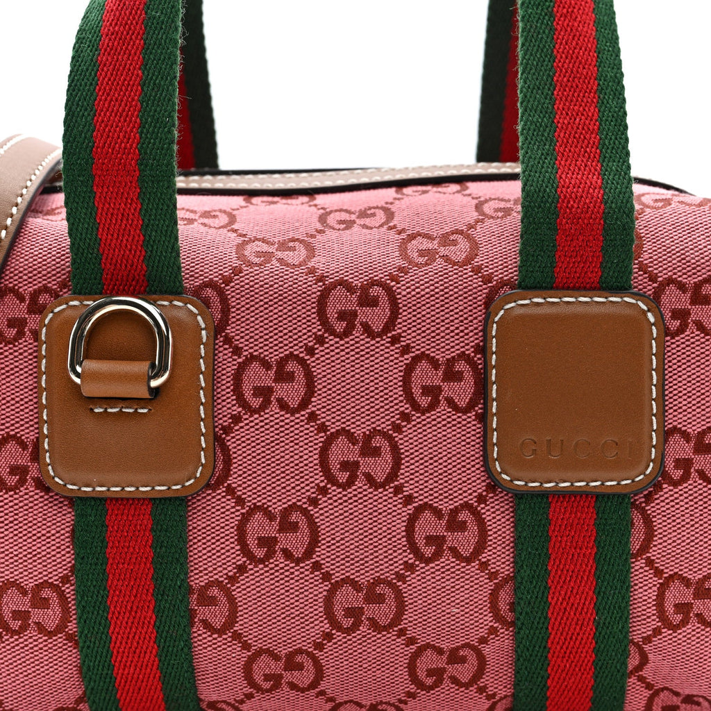 GG Supreme Web Mini GG Top Handle Bag Pink Beige