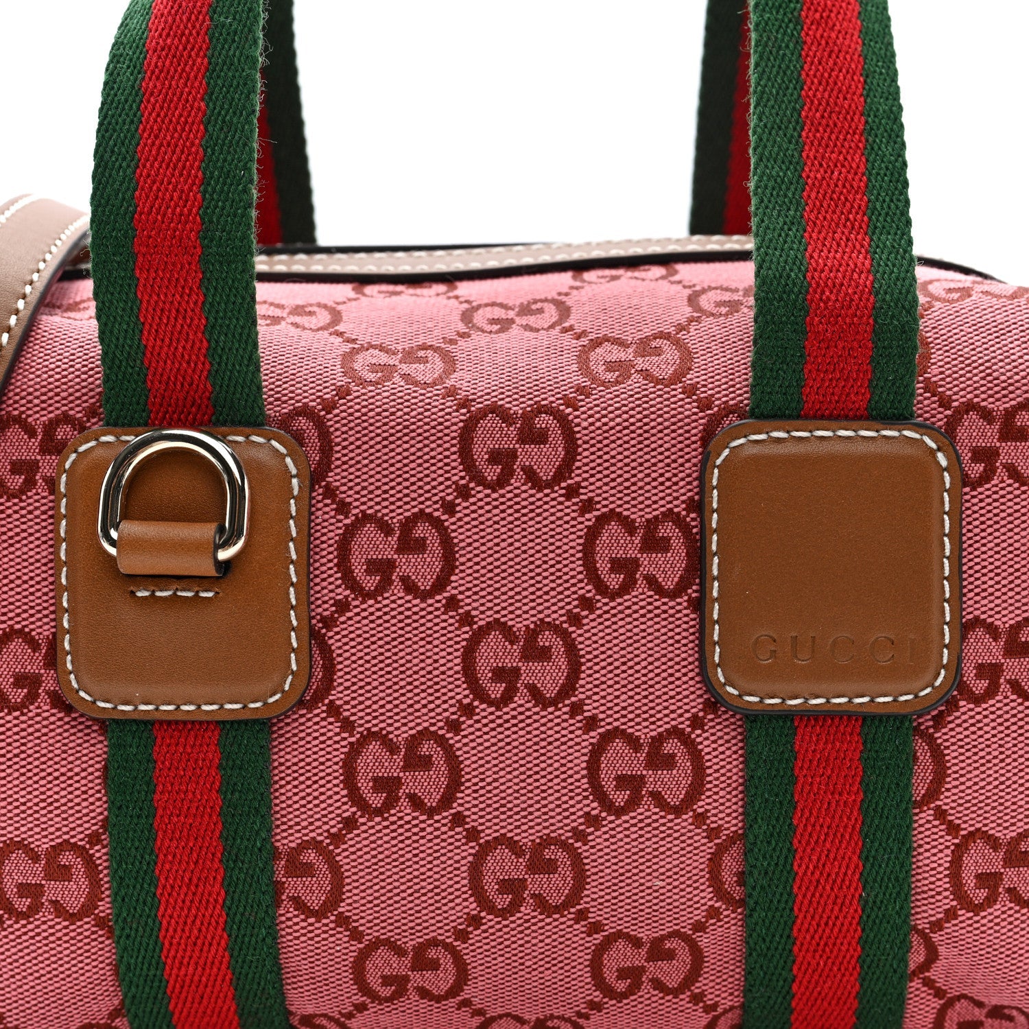 GG Supreme Web Mini GG Top Handle Bag Pink Beige