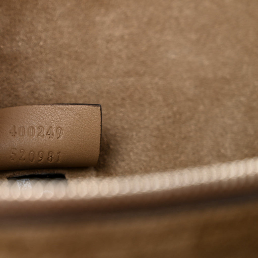 GG Supreme Monogram Small Dionysus Shoulder Bag Taupe
