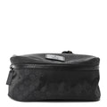 Nylon Monogram Fanny Pack Belt Bag Black