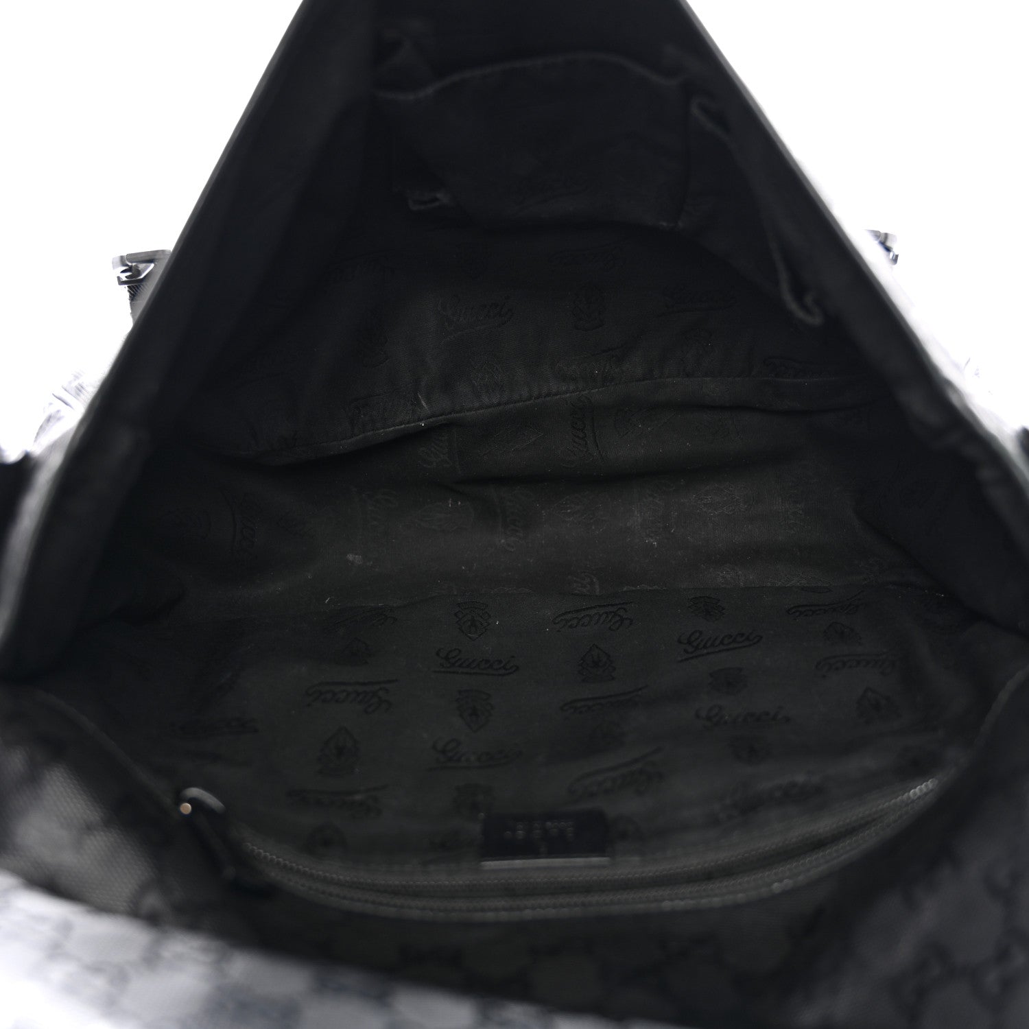 Imprime Monogram Medium Double Buckle Flap Messenger Bag Black
