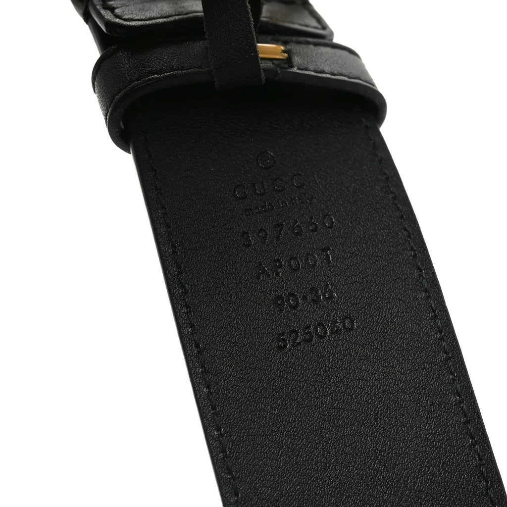 Calfskin Double G 40mm Belt 90 36 Black
