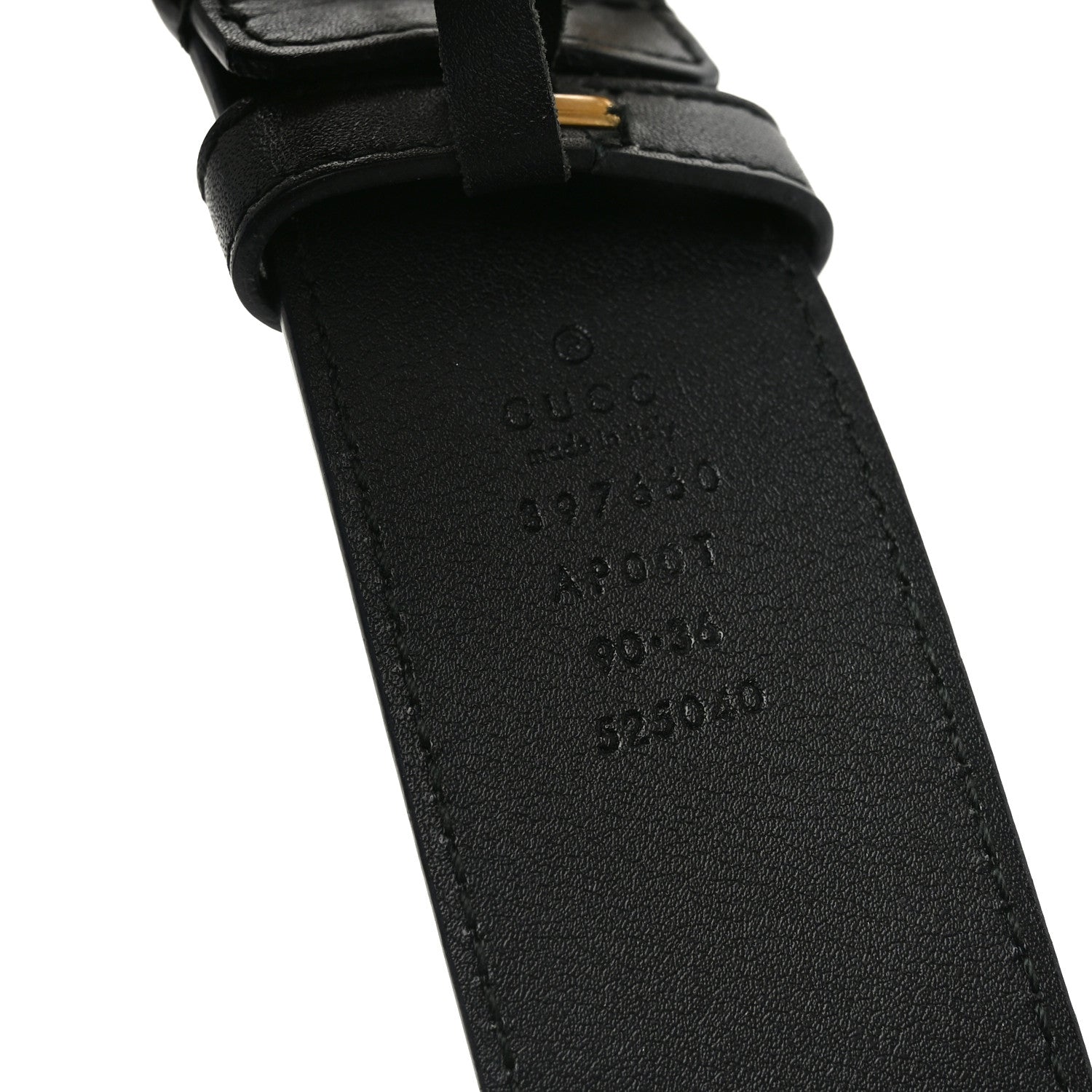 Calfskin Double G 40mm Belt 90 36 Black