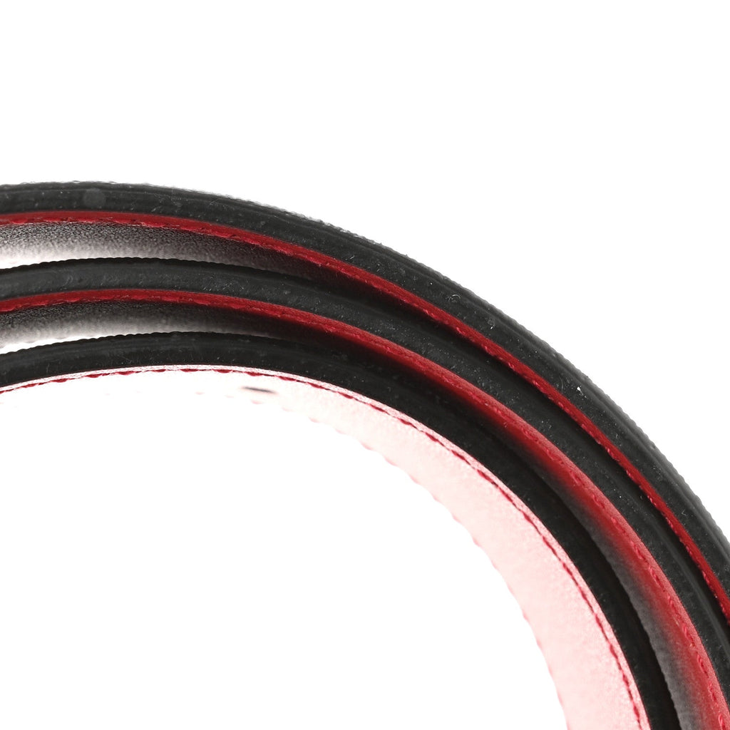 GG Supreme Enamel Double G 30mm Belt 85 34 Black New Cherry Red