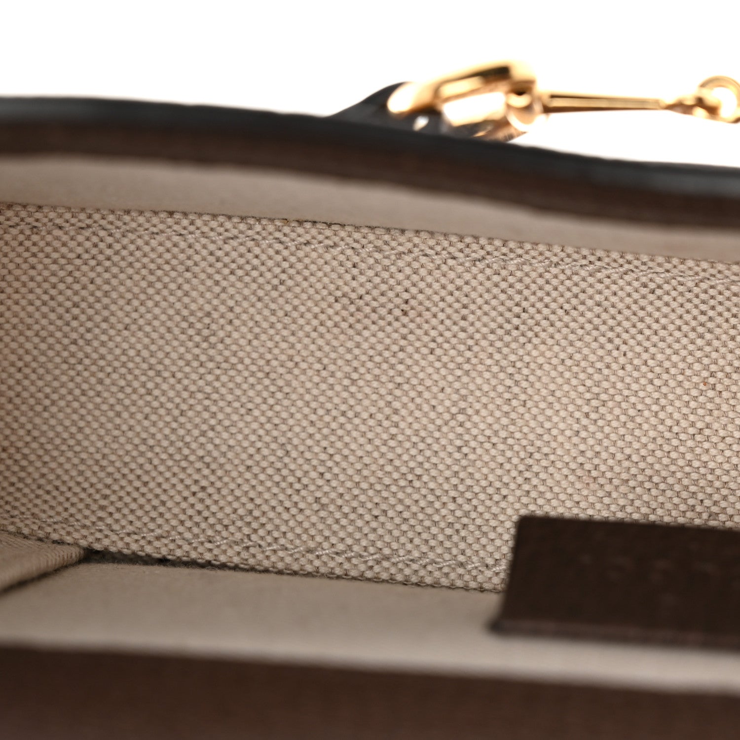 Monogram Jumbo GG Textured Dollar Calfskin Mini Horsebit 1955 Shoulder Bag Camel Ebony New Acero