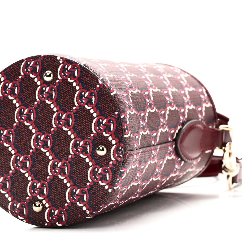 GG Shadow Monogram Mini Bucket Bag Rosso Ancora Red Rosso Ancora Red