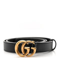 Calfskin Double G 20mm Belt 70 28 Black