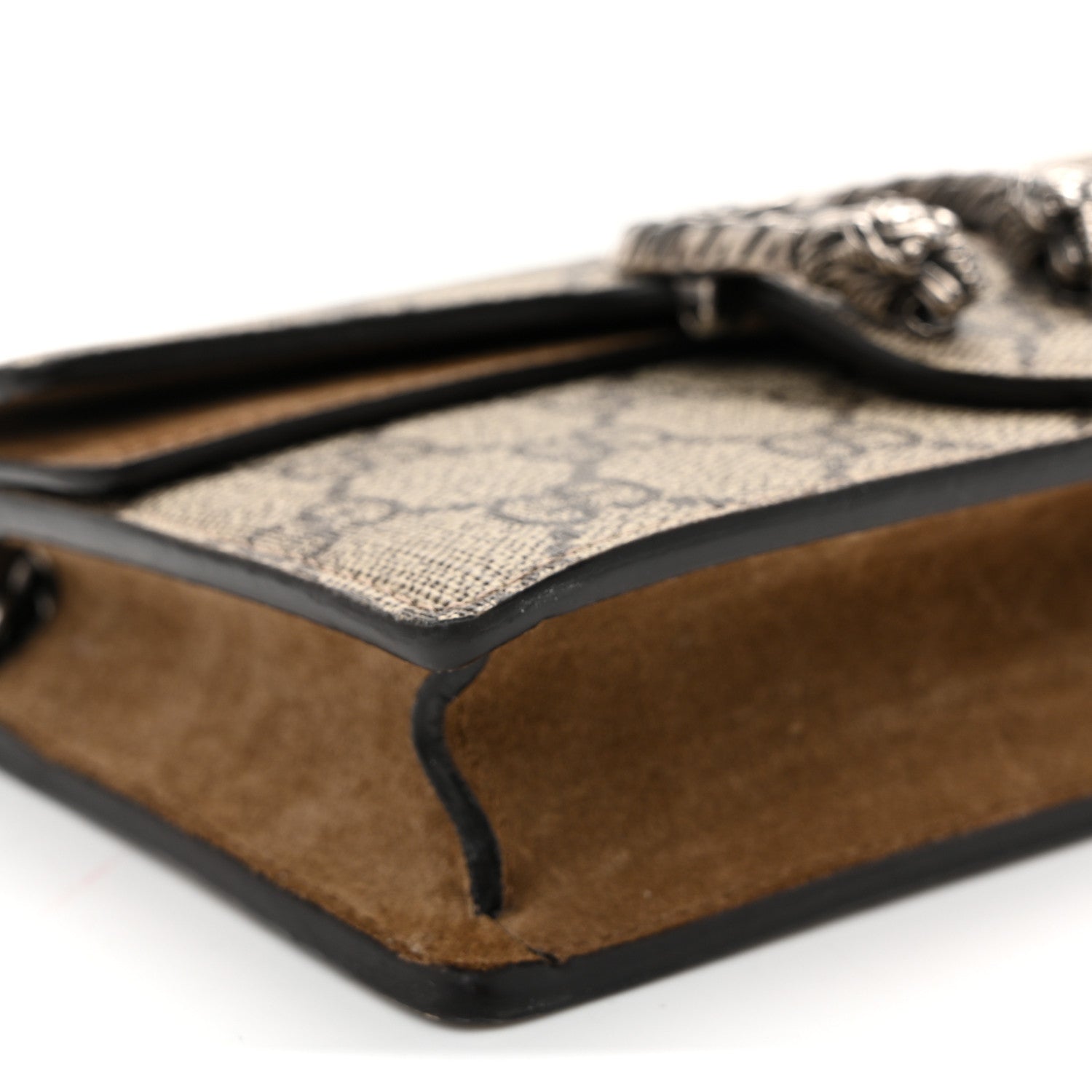 GG Supreme Monogram Super Mini Dionysus Shoulder Bag Taupe