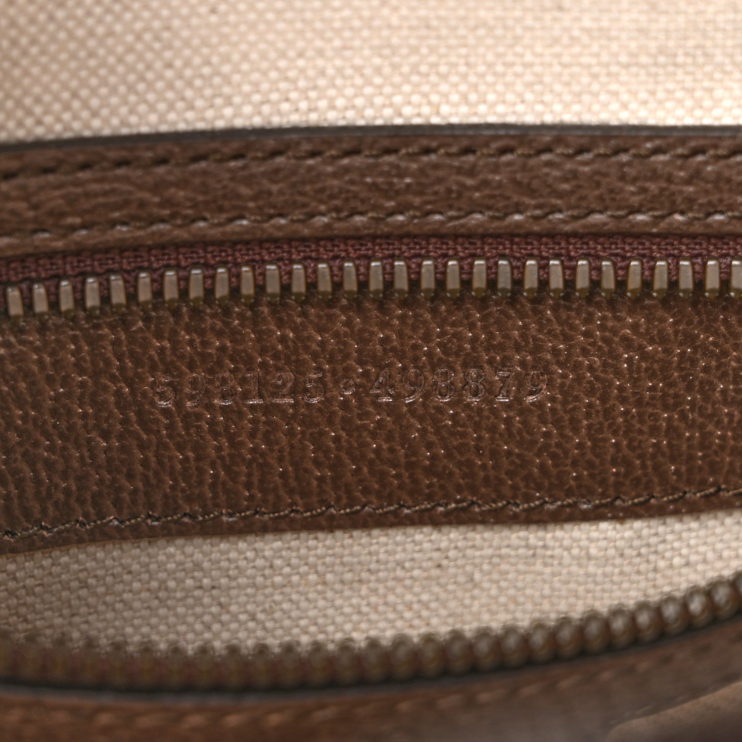 GG Supreme Monogram Web Small Ophidia Half Moon Hobo Brown