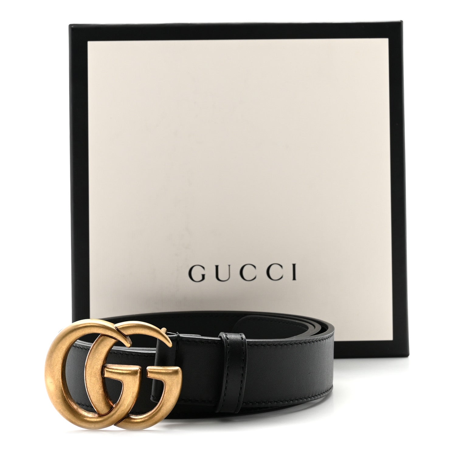 Calfskin Double G 30mm Belt 85 34 Black