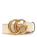 Calfskin Double G 40mm Belt 80 32 Mystic White