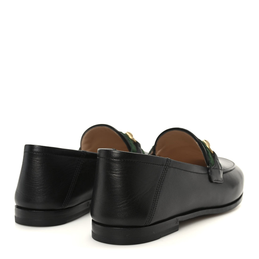 Malaga Kid Web Womens Horsebit Loafers 39.5 Black 35 Black